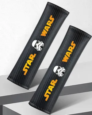 1 Set (2 Pieces) Car Seat Belt Cover Cushion for Storm-Trooper, Seat Belt Shoulder Pad for a More Comfortable Driving, Compatible with Car, Truck, SUV, Backpack Shoulder Straps.