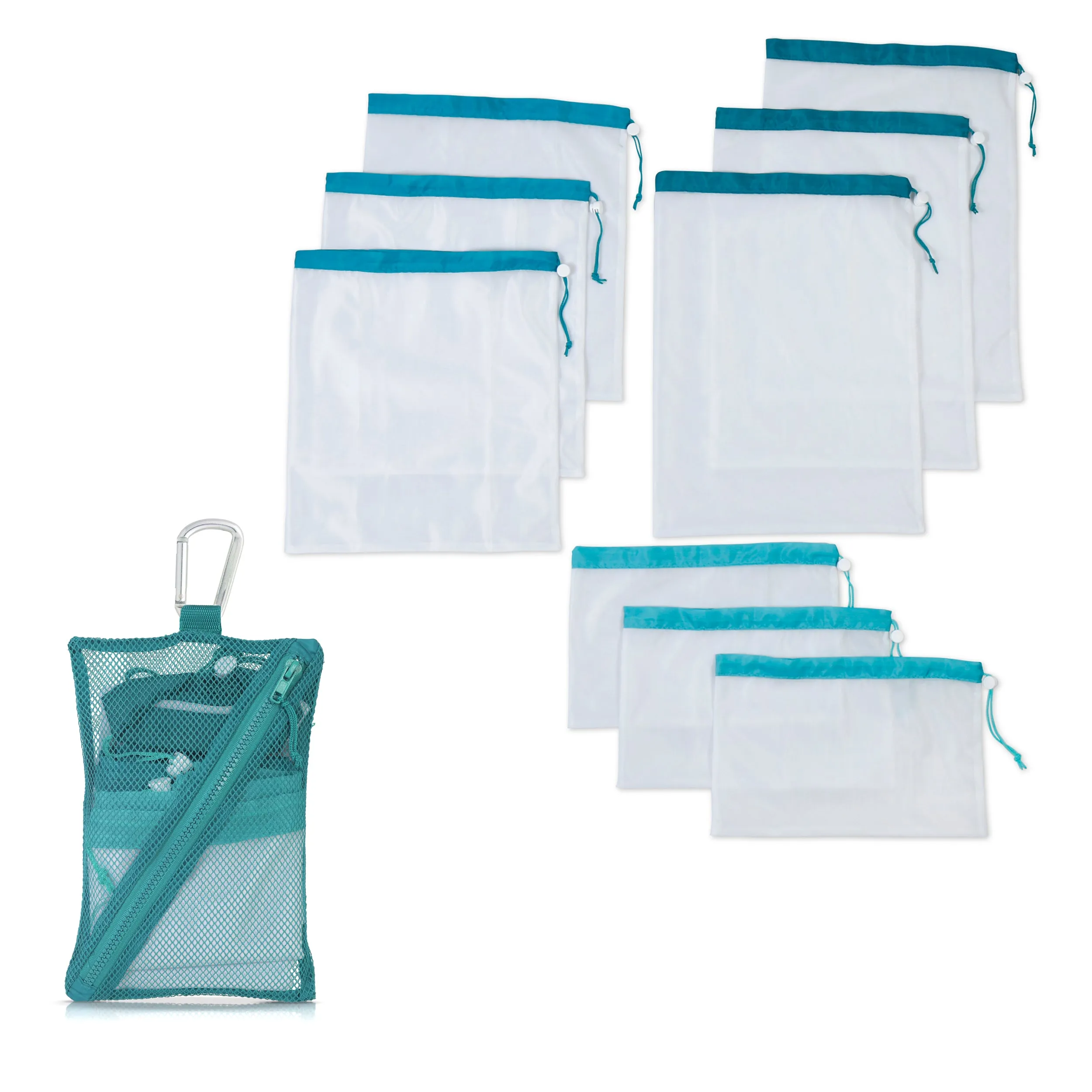 10 pcs Mesh Produce Bag Set