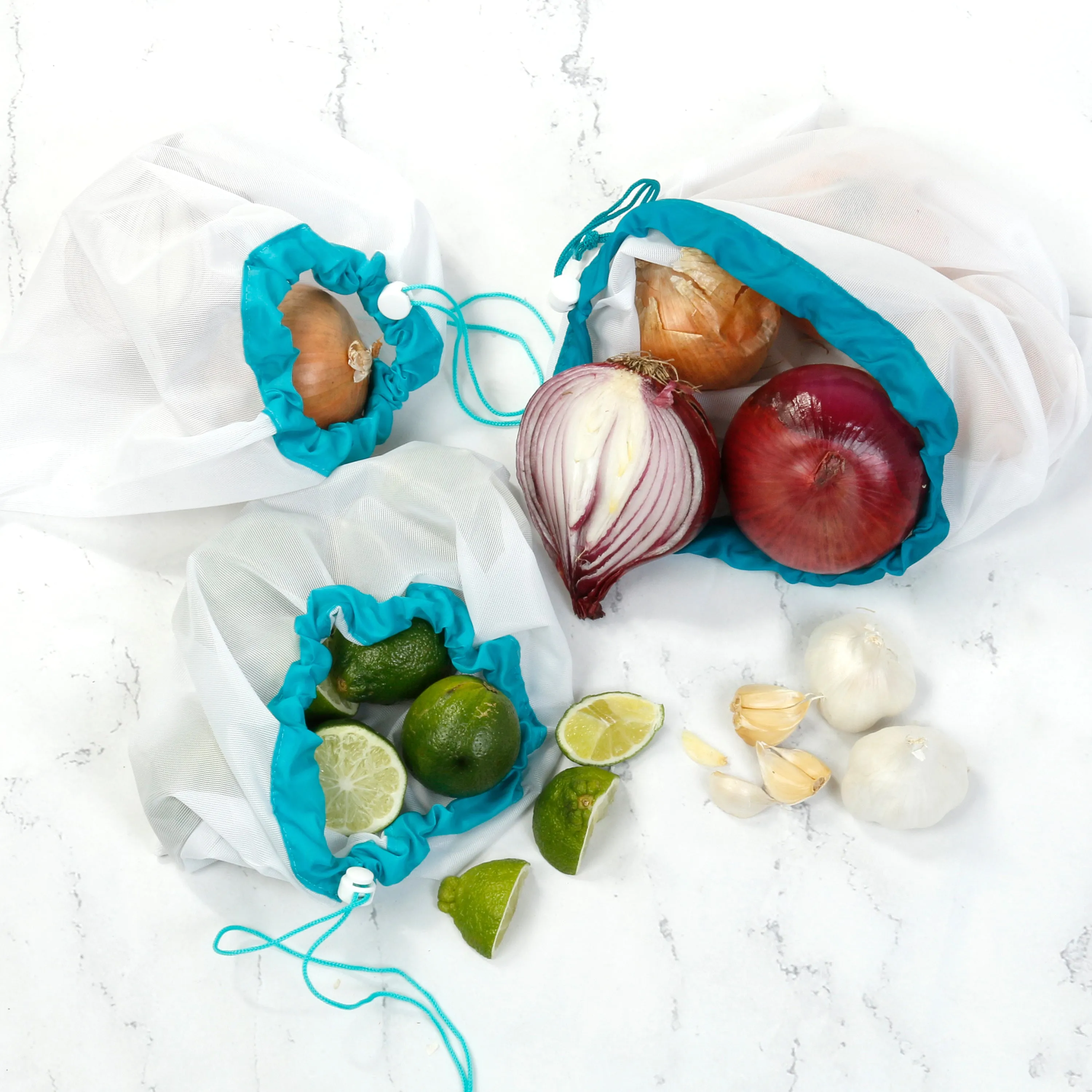 10 pcs Mesh Produce Bag Set