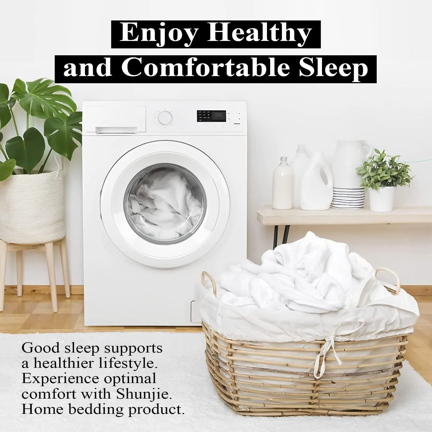 100% Egyptian Cotton Pillow Protectors Set of 2, 600 Thread Count Queen Size Bed Pillowcase with Zipper, Sateen Weave Cooling Pillow Cover Quiet and Breathable Easy Care (2PCS, Queen, White)