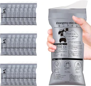 10/21 Pack 700 ML Disposable Emergency Urinal Bag, Portable Camping Pee Bags, Travel Pee Bags, Traffic Jam Emergency Portable Urine Bag, Vomit Bags, for Men Women Kids Pregnant Patient…