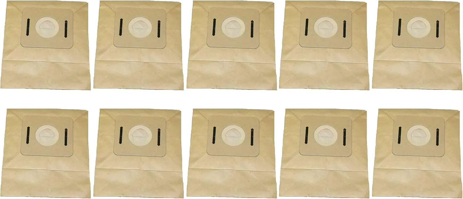 14-2405-05 Vacuum Bags Replacement for JetPack Fits for 8 Quart Paper Bags, 10-Pack