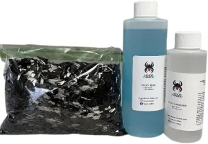 1/4" Chopped Carbon Resin Kit: 1/2 lb (Making Forged Composites for Automotive, Marine, Motorcycles, Phone Cases, Knife Handles, Gun Stock, and Art)