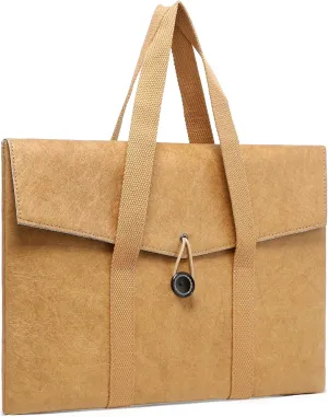 15-16 Inch Tyvek Slim Laptop Sleeve, Compatible with 16.2 Inch Macbook Pro 16 M4/M3/M2/M1 Pro/Max 2024-2021, 15.3 Inch MacBook Air 15, 16 Inch ASUS Vivobook, Dell XPS 16, Autumn Oak
