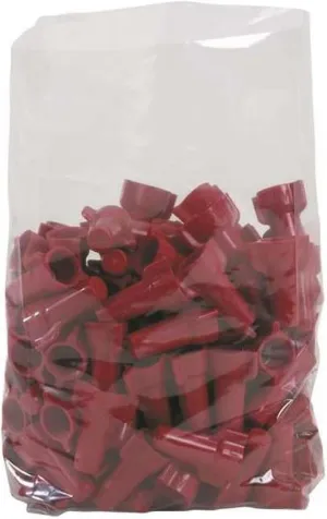 15 x 9 x 24 in. 1 Mil Gusseted Poly Bags - Pack of 500