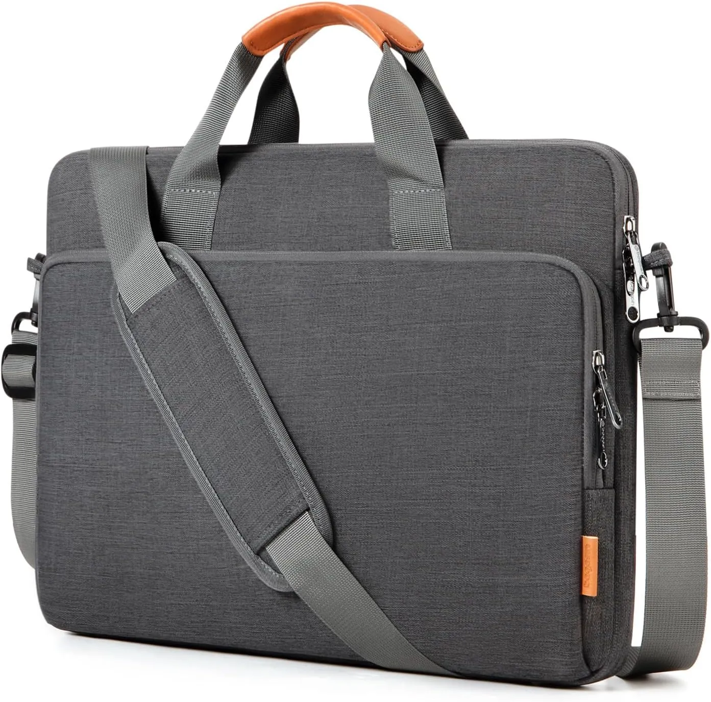 15.6 16 17 17.3 14 13 13.6 inch Laptop case Bag with Edge Protection, Computer Shoulder Carrying Briefcase
