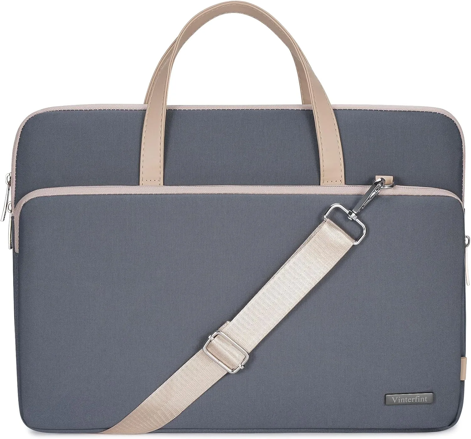15.6-16 Inch Laptop Shoulder Bag Compatible with 16" MacBook Pro M4 M3, 16" Legion Pro 7i Gen 9, ThinkPad, 16.3" XPS 16, Tote Handbag for 15.6" HP, LOQ Gen 9, Inspiron 3511, ASUS Vivobook