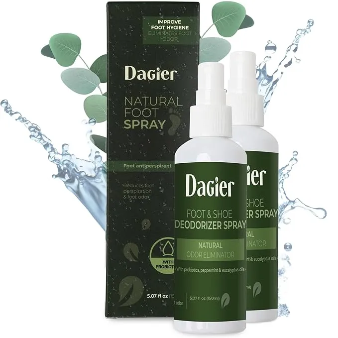 2 Pack foot spray foot odor