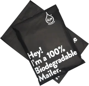 20 pack - 12" X 15.5" Biodegradable Mailers for ETSY, Amazon, POSHMARK, SHOPIFY etc | Eco-Friendly Alternative to Poly Mailing Bag | 100% Recyclable | D2W Certified | Delivery Mailing Bags