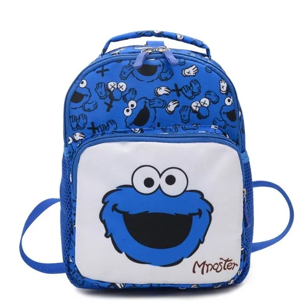 2019 New Fashion Children School Bags for Girls Boy Cartoon Elmo Student School Backpack Kids Bag Mochila Escolar