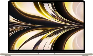 2022 Apple MacBook Air Laptop with M2 chip (13.6-inch, 8GB RAM, 256GB SSD Storage) Starlight (Renewed)
