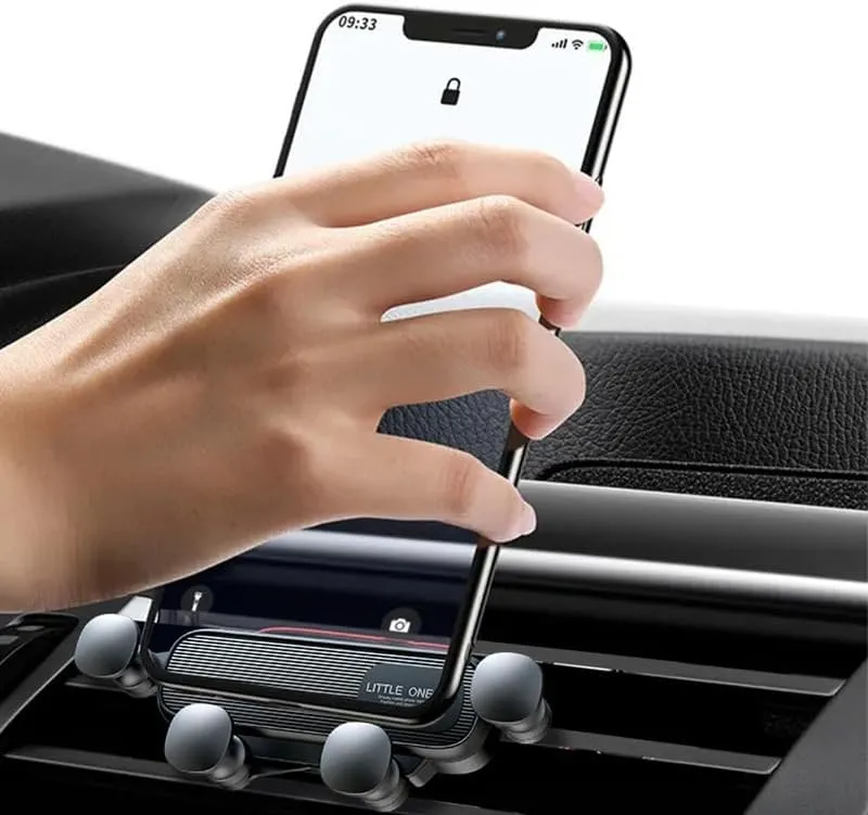 2024 Ultra-Durable Car Phone Mount Holder for Skoda Enyaq Citigo Roomster Fabia Scala Rapid Felicia, Relocatable, One Hand Operation Design car Phone Accessories,1 Eagle Beak Clip-A Black