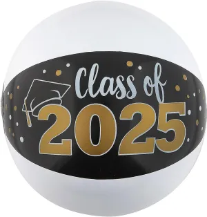 2025 Graduation Beach Balls -12 Pack Inflatable 11" Vinyl Beachballs for Ages 3 and up