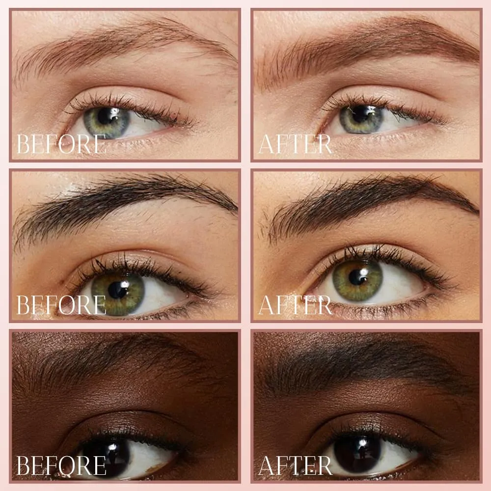 2025 New Waterproof Brow Pencil with Micro-Fork Tip, Natural Makeup Fine Stroke Eyebrow Tattoo Pencil, Eyebrow Pencil Microblading Eyebrows Pencils for women (4pcs Colorful)