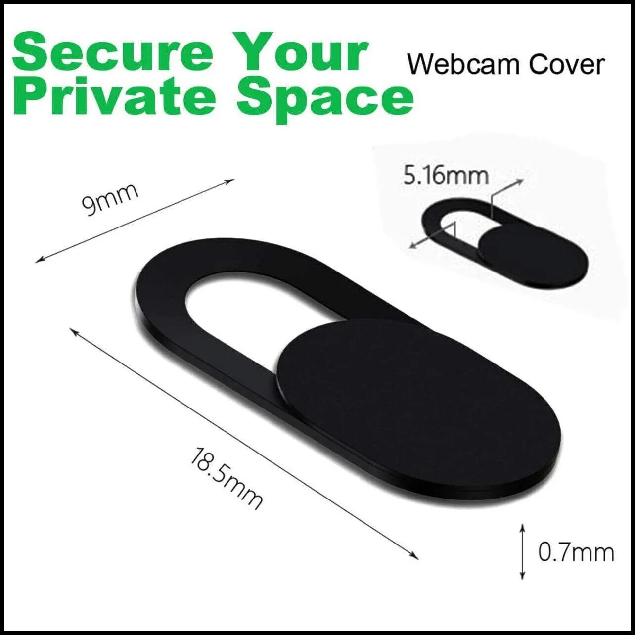 3 Pack Ultra-Thin Webcam Cover Laptop Ipad Web Camera Cover Slide Protection Au
