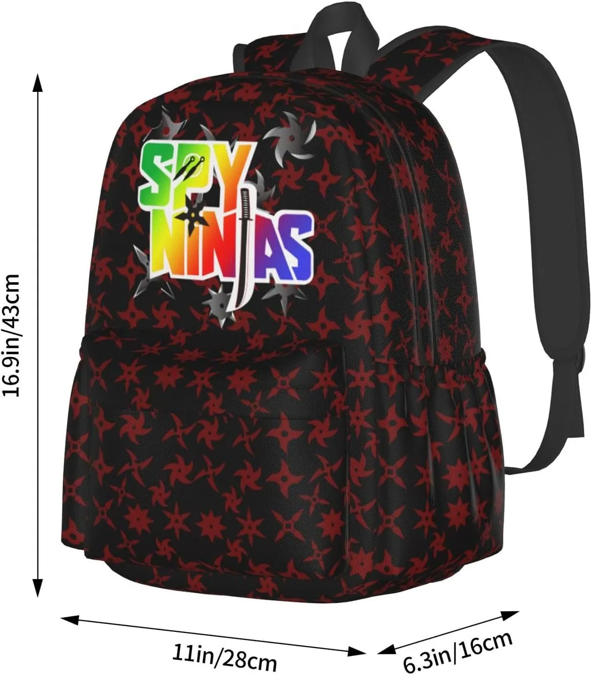 3 Piece Large Capacity Backpack Set Hiking Travel Camping Daypack With Lunch Bag Pencil Case