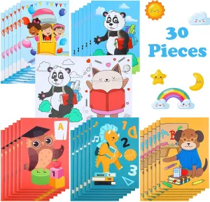 30 Pieces Coloring Book Bulk Kids 40 Different Coloring Book for Kindergarten School Classroom Graduation Activity Birthday Present First Day of School Party Favor Christmas Goodie Bag Stuffer Filler