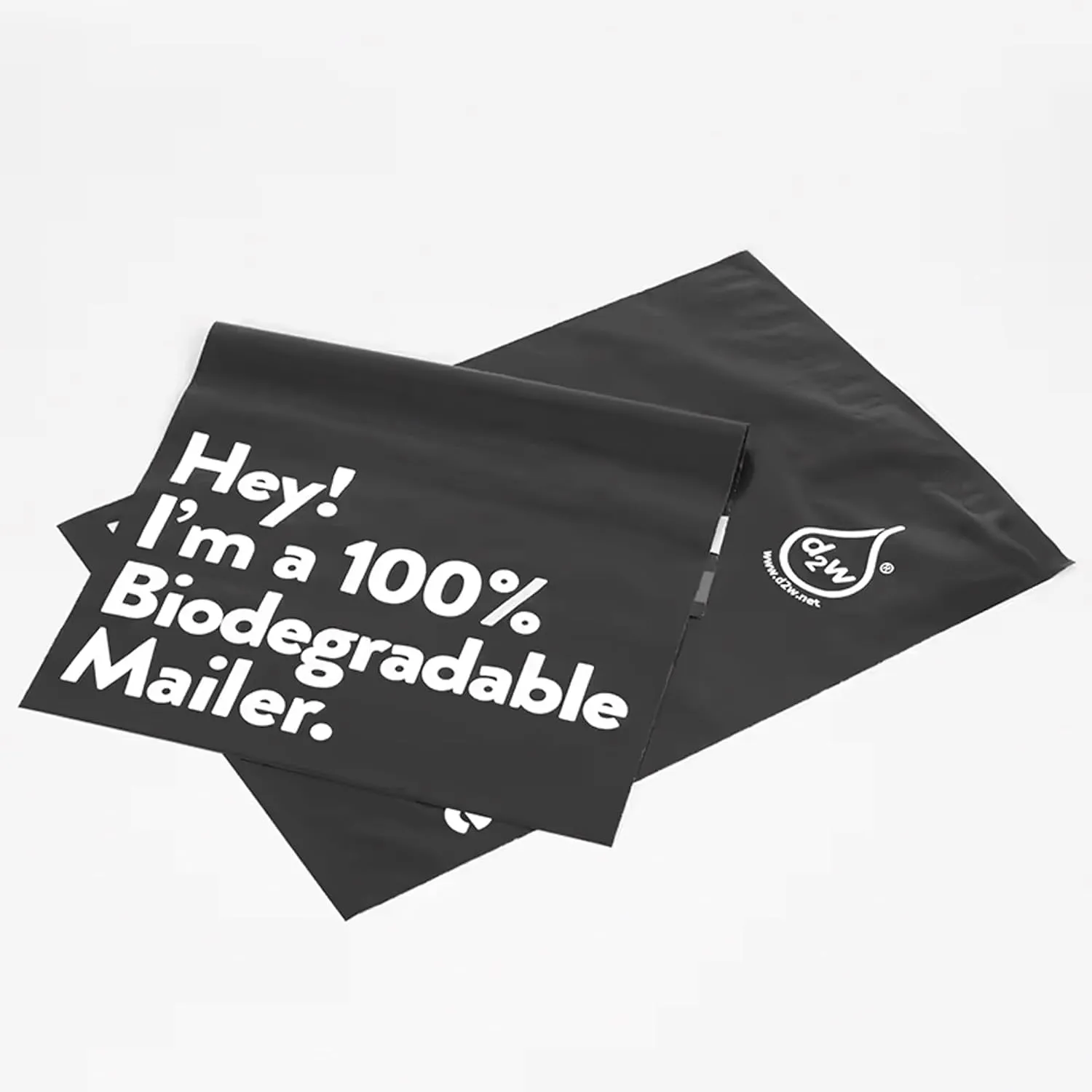 50 pack - 12" X 15.5" Biodegradable Mailers for ETSY, Amazon, POSHMARK, SHOPIFY etc | Eco-Friendly Alternative to Poly Mailing Bag | 100% Recyclable | D2W Certified | Delivery Mailing Bags