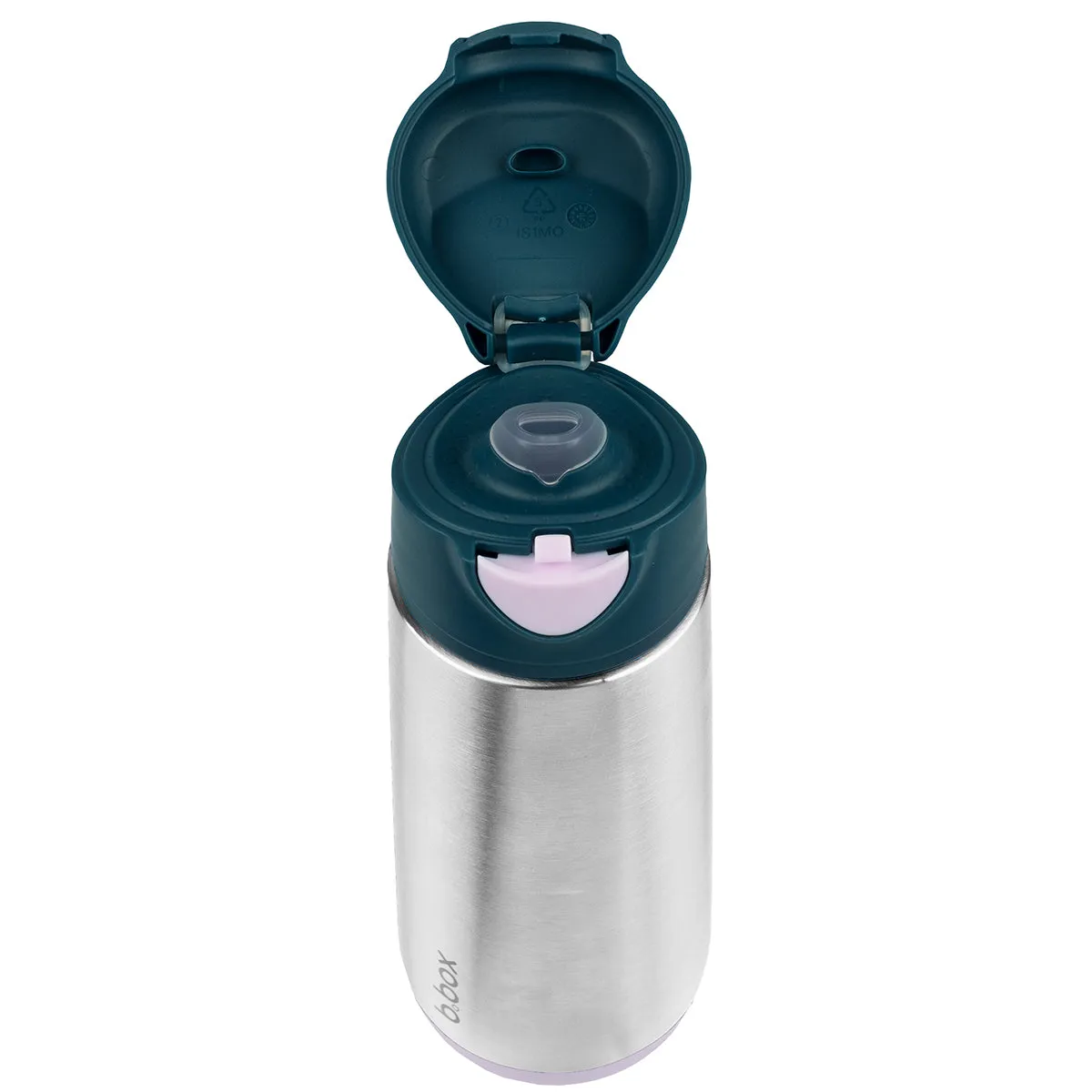500mL insulated sport spout bottle - indigo rose