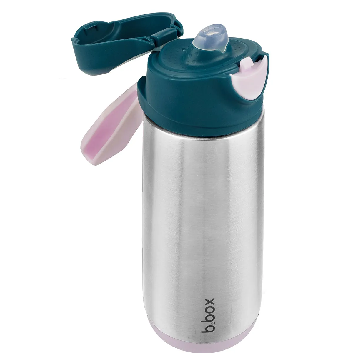 500mL insulated sport spout bottle - indigo rose