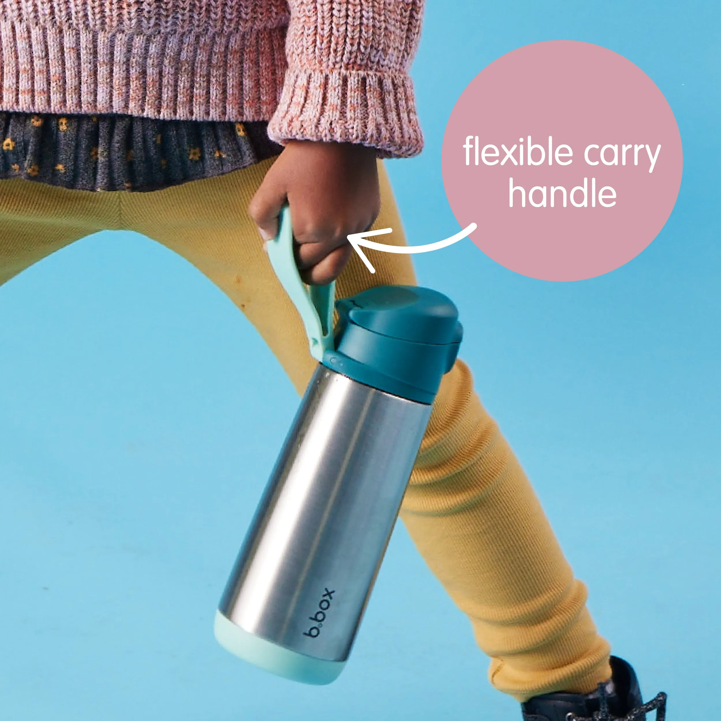 500mL insulated sport spout bottle - midnight