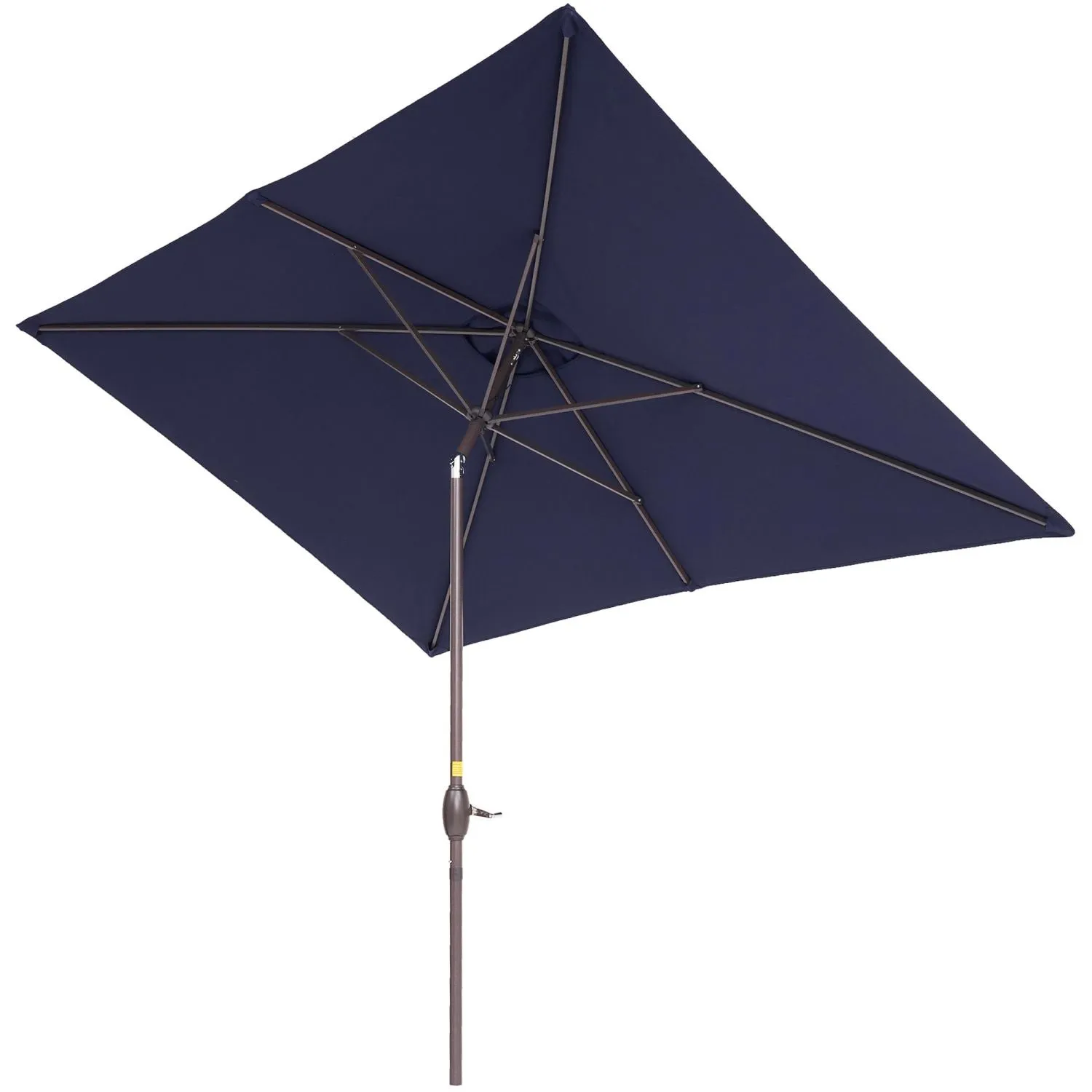 7 ft. x 10 ft. Outdoor Patio Market Table Umbrella with Tilt and Crank Rectangular