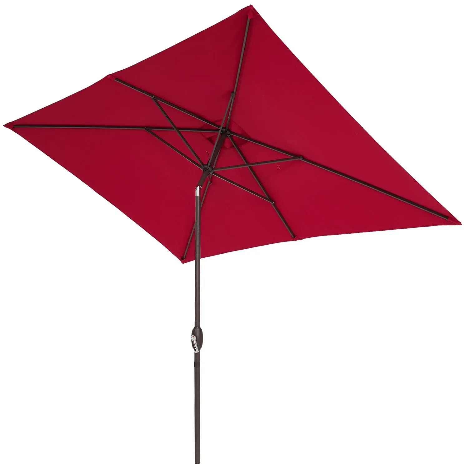 7 ft. x 10 ft. Outdoor Patio Market Table Umbrella with Tilt and Crank Rectangular