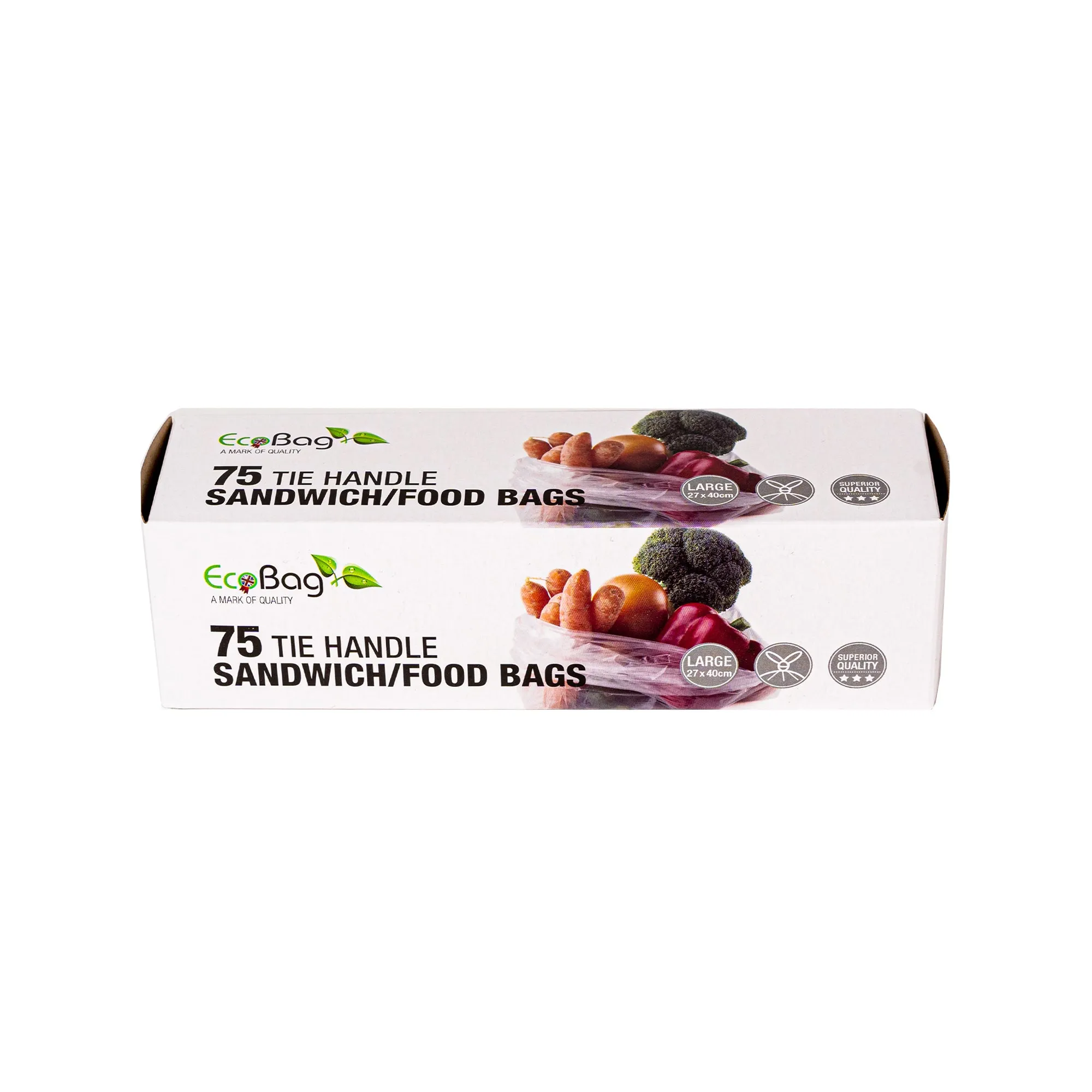 75 x Tie Handle Food Bags