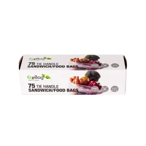75 x Tie Handle Food Bags