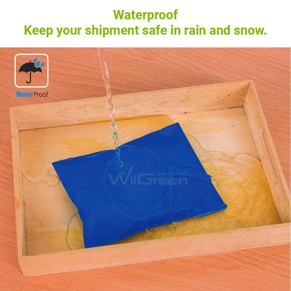 #8 50 PCS 19x24 inch Biodegradable Poly Mailers, Compostable Envelopes Shipping Bags, Eco Friendly Packaging Envelopes Supplies Mailing Bags, Blue/Navy