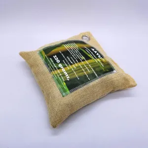 AAYU Activated Charcoal Air Purifying Bag 200g Bamboo Charcoal Natural Deodorizer for Home Room Car Closet Bathroom Pet Areas