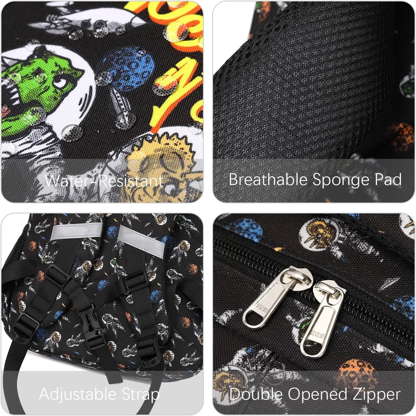 abshoo Cute Dinosaur School Backpack For Boys Elementary Kindergarten Kids School Bag (Dinosaur Black)
