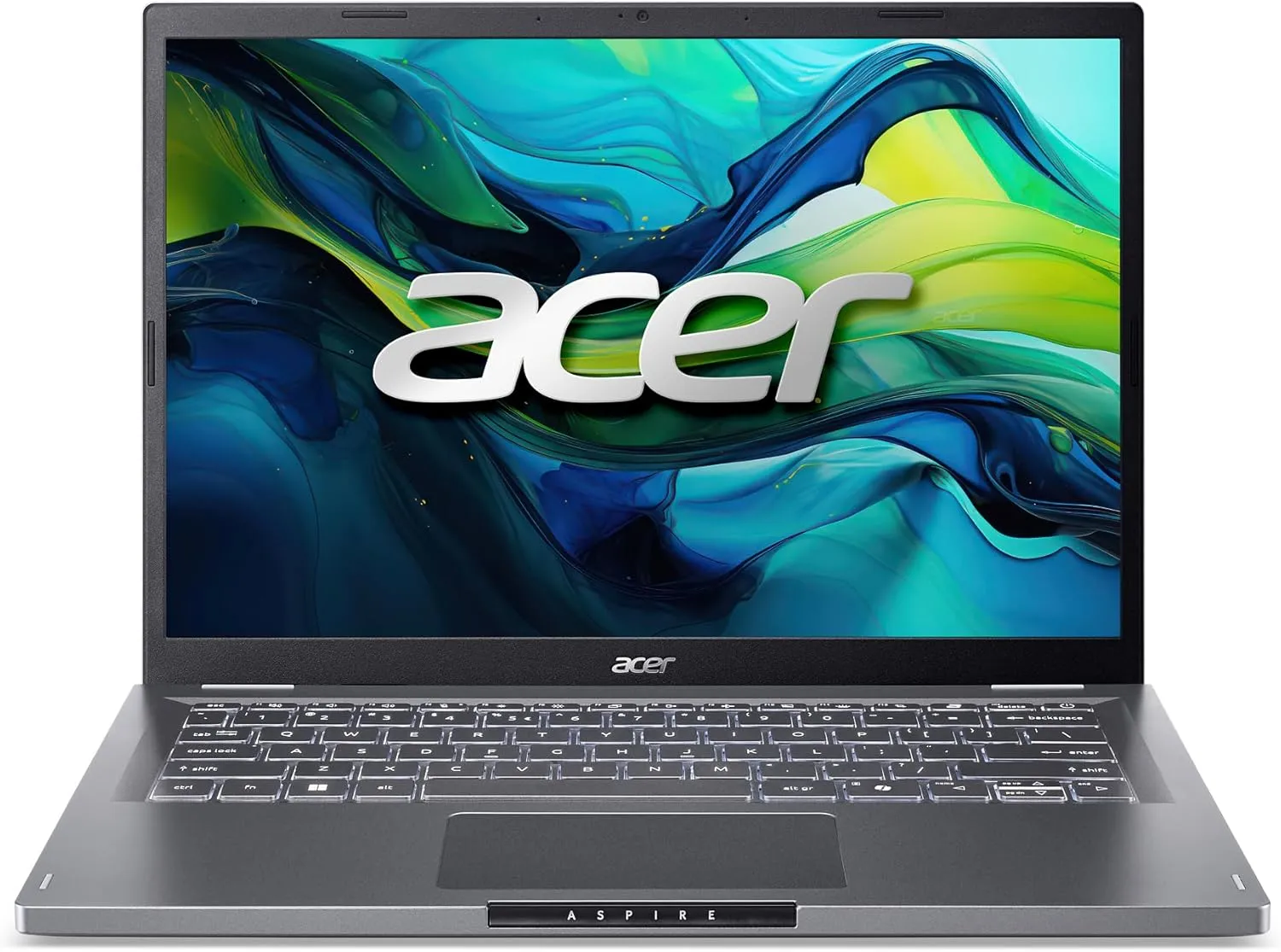 acer Aspire 14 Laptop | 14.0" WUXGA 1920 x 1200 IPS | Intel Core 5 Processor 120U | Intel Graphics | 16GB LPDDR5 | 512GB Gen4 SSD | Wi-Fi 6E | AI PC | Copilot Key | Backlit Keyboard | A14-51M-515G