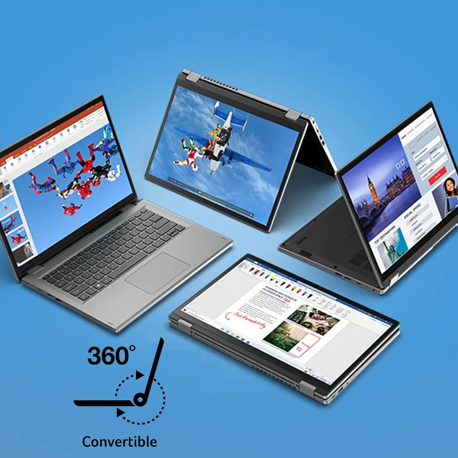 Acer Aspire 3 Spin 14 Convertible Laptop | 14" 1920 x 1200 IPS Touch Display | Intel Core i3-N305 | Intel UHD Graphics | 8GB LPDDR5 | 128GB SSD | Wi-Fi 6 | Windows 11 Home in S mode | A3SP14-31PT-37NV