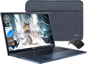 acer Aspire-3 Ultra-Thin Touchscreen Laptop - 15.6” FHD IPS Display, AMD Ryzen 5 7520U (Beats i7-1165G7), 8GB RAM, 512GB SSD, Thin & Light, AMD Radeon Graphics, Wi-Fi 6, USB-A&C, Windows 11 Home