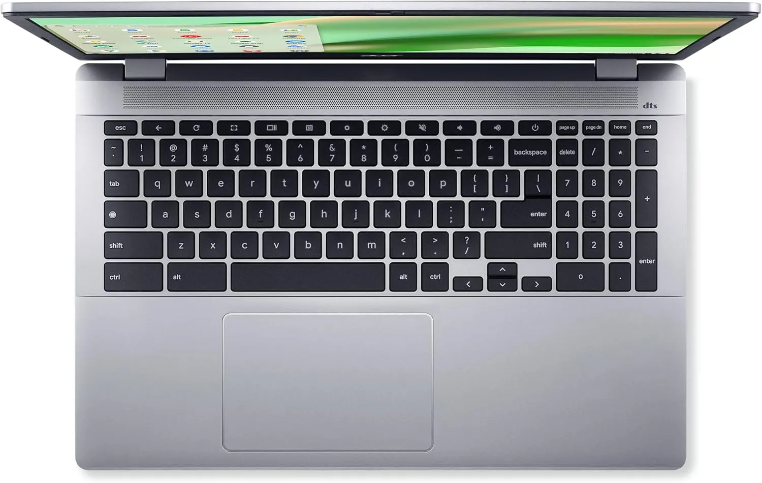 Acer Chromebook 315 CB315-5H-C7KX Laptop | Intel Processor N100 | 15.6" Full HD (1920 x 1080) IPS Display | 4GB LPDDR5 | 128GB eMMC | Intel Wireless Wi-Fi 6E AX211 | Chrome OS | Sparkly Silver