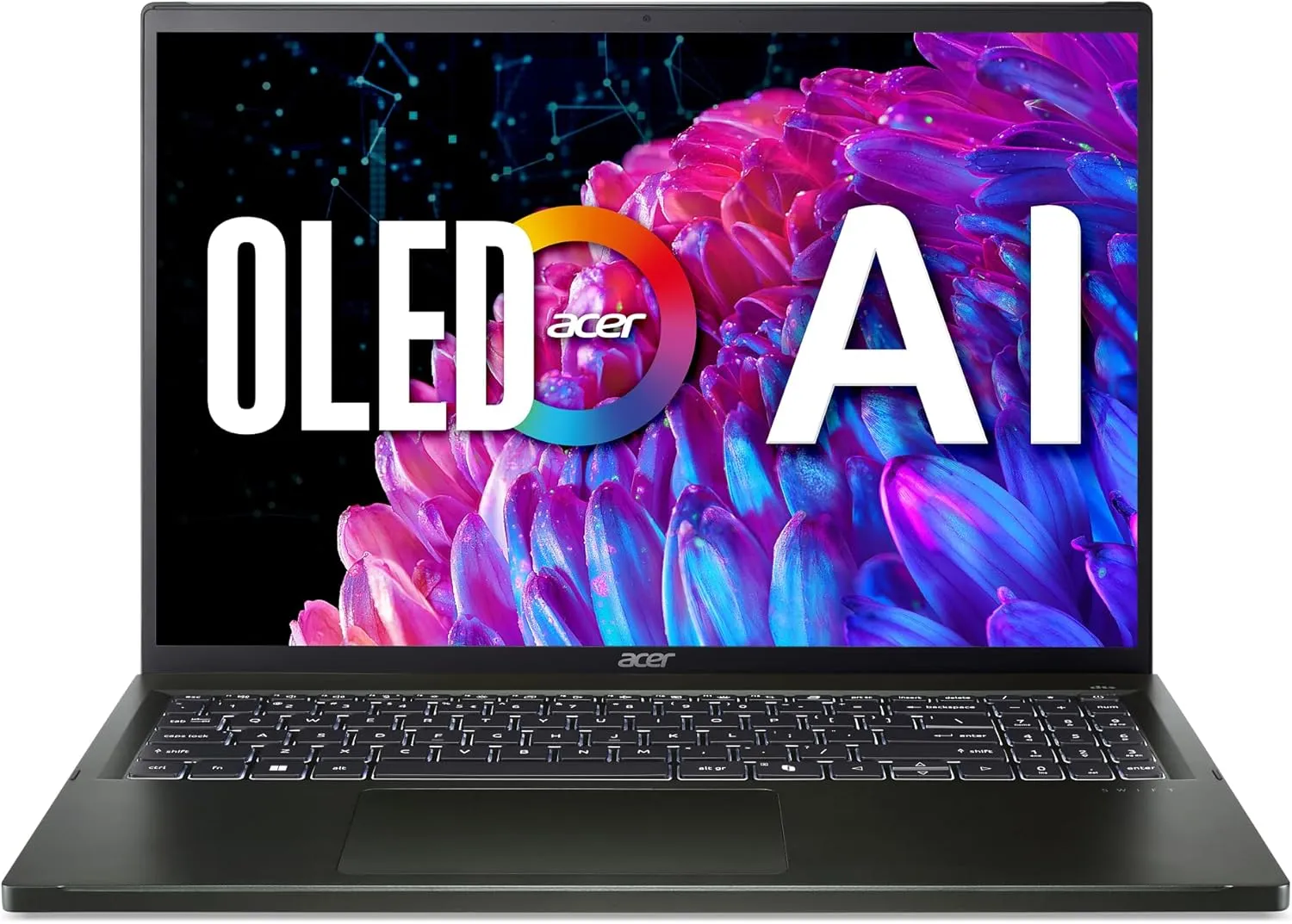Acer Swift Edge 16 Laptop | 14" OLED WQXGA  3200 x 2000 Display | Unlock AI Experiences | AMD Ryzen 7 8840U Octa-Core Ryzen Processor | 16GB LPDDR5 | 1TB PCIe Gen 4 SSD | Wi-Fi 7 | SFE16-44-R8HM