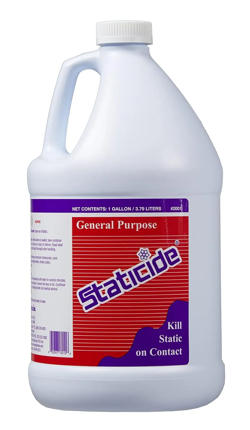 ACL Staticide 2001 General Purpose Topical Anti-Stat, 1 Gallon Bottle Refill (Packaging label may vary)
