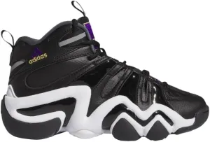 adidas Crazy 8 Grade School Basketball Shoes (Core Black/Regal Purple/Cloud White)