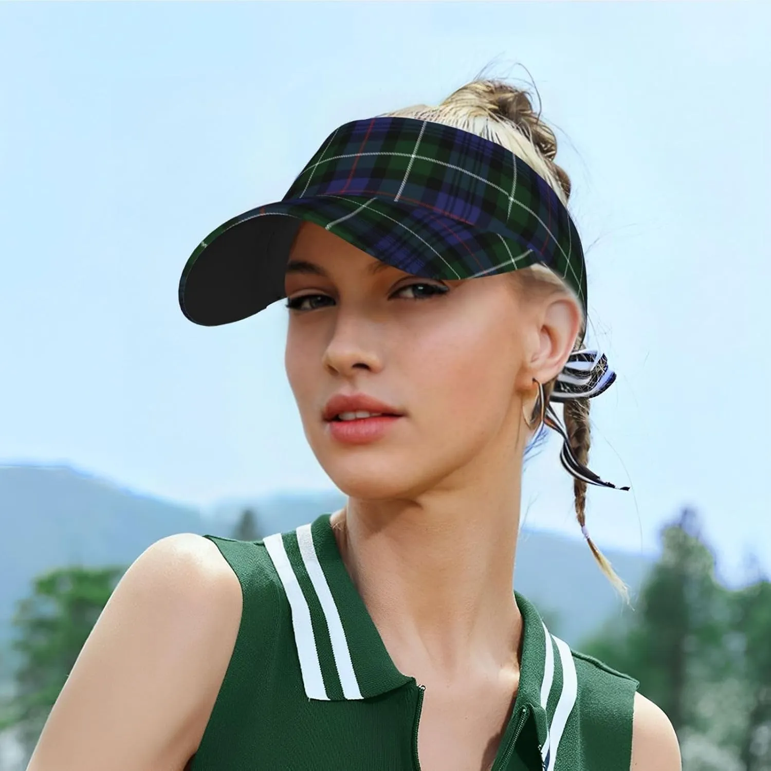 Adult Sunscreen Visor Cap, Adjustable Empty Top Baseball Cap, UV Resistant Sun Hat for Outdoors