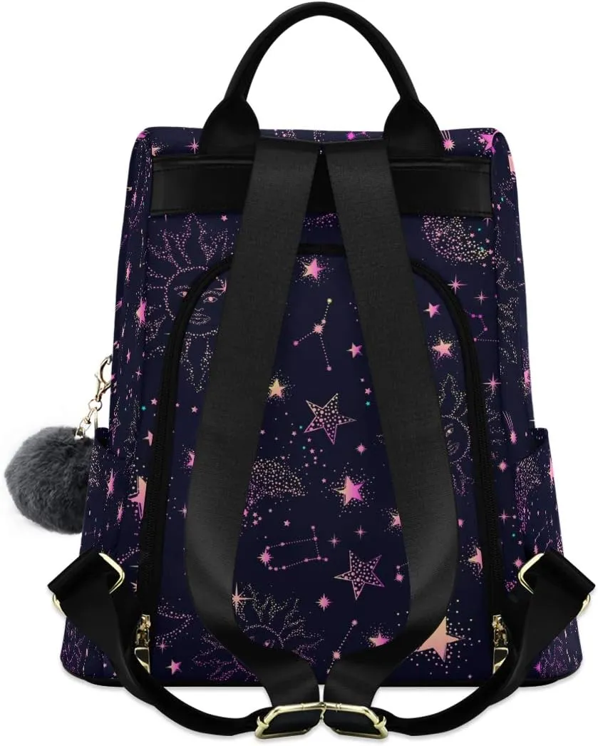 ALAZA Space Galaxy Constellation Backpack Purse for Women Anti Theft Fashion Back Pack Shoulder Bag
