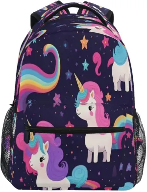 ALAZA Star Unicorn Backpack Daypack College School Travel Shoulder Bag
