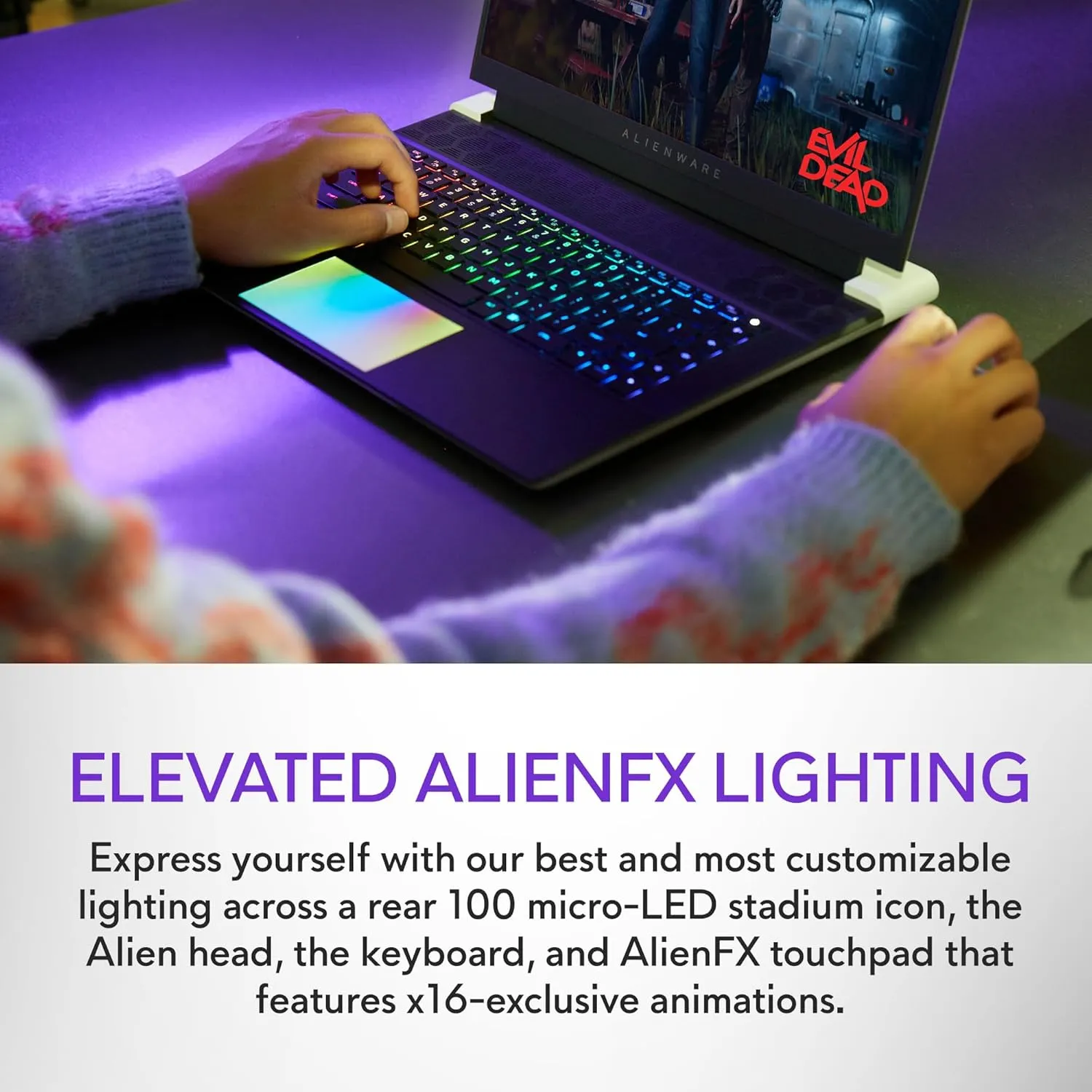 Alienware X16 R2 Gaming Laptop - 16-inch QHD  240Hz 3ms Display, Intel Core Ultra 9-185H, 32GB LPDDR5X RAM, 1TB SSD, NVIDIA GeForce RTX 4080 12GB GDDR6, Windows 11 Home, Onsite Service - Lunar Silver