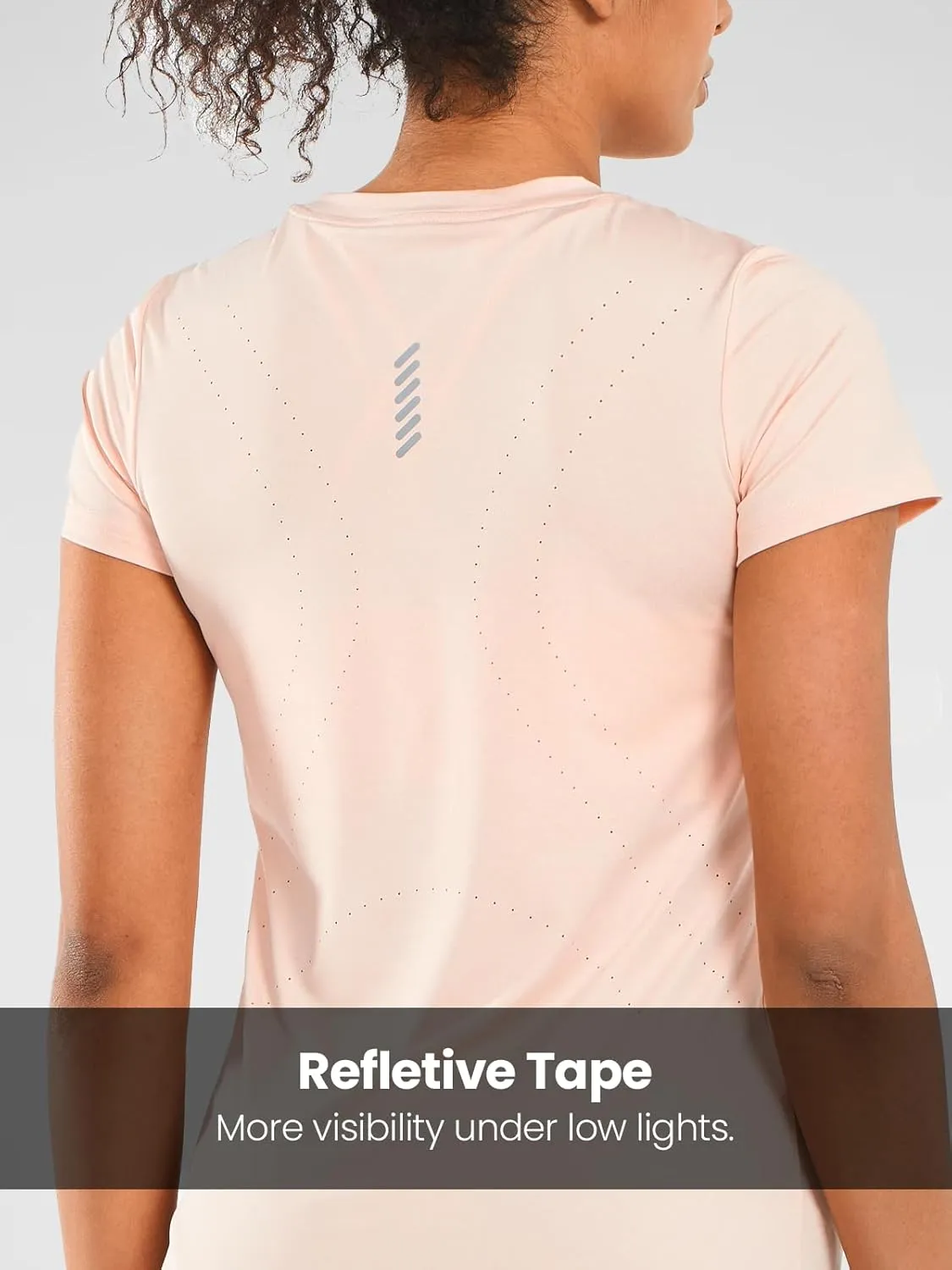 ALLZERO Feel Fit™ Workout Tops for Women Short Sleeve T-Shirts Breathable Athletic Tees for Yoga Running Gym Activewear