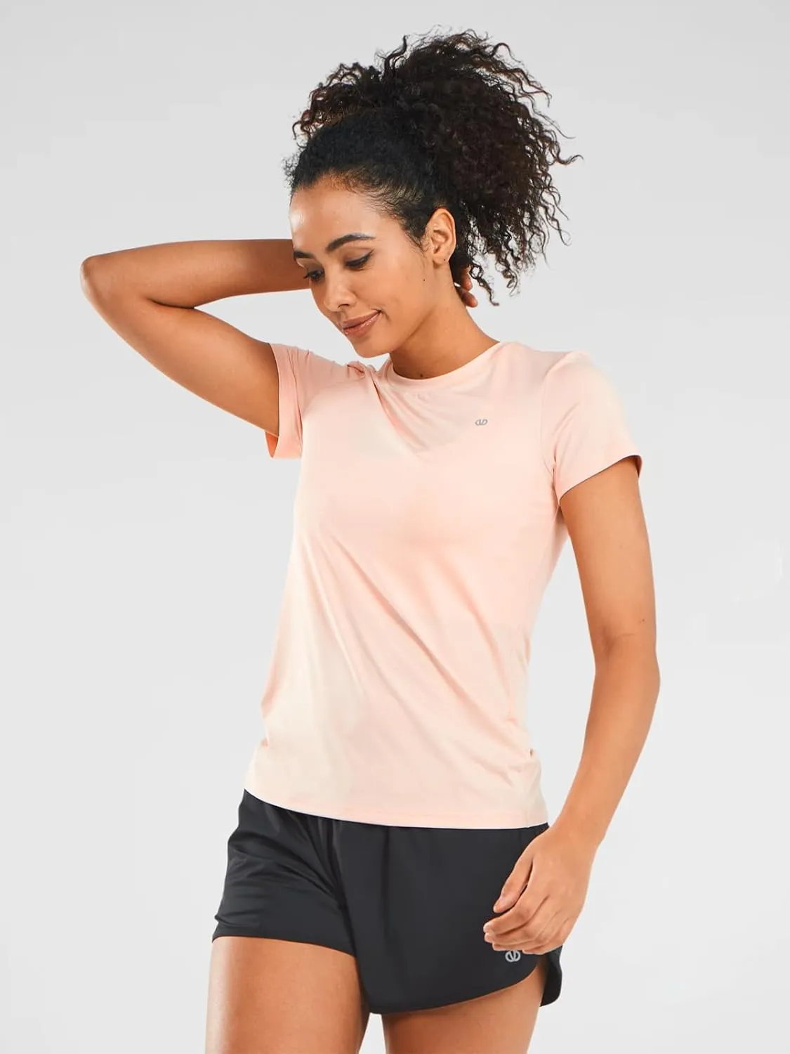 ALLZERO Feel Fit™ Workout Tops for Women Short Sleeve T-Shirts Breathable Athletic Tees for Yoga Running Gym Activewear