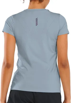 ALLZERO Feel Fit™ Workout Tops for Women Short Sleeve T-Shirts Breathable Athletic Tees for Yoga Running Gym Activewear
