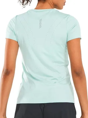 ALLZERO Feel Fit™ Workout Tops for Women Short Sleeve T-Shirts Breathable Athletic Tees for Yoga Running Gym Activewear