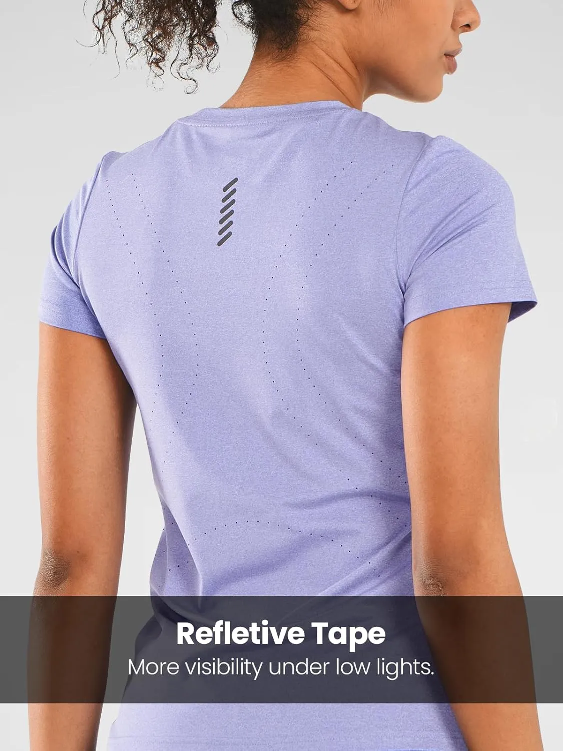 ALLZERO Feel Fit™ Workout Tops for Women Short Sleeve T-Shirts Breathable Athletic Tees for Yoga Running Gym Activewear