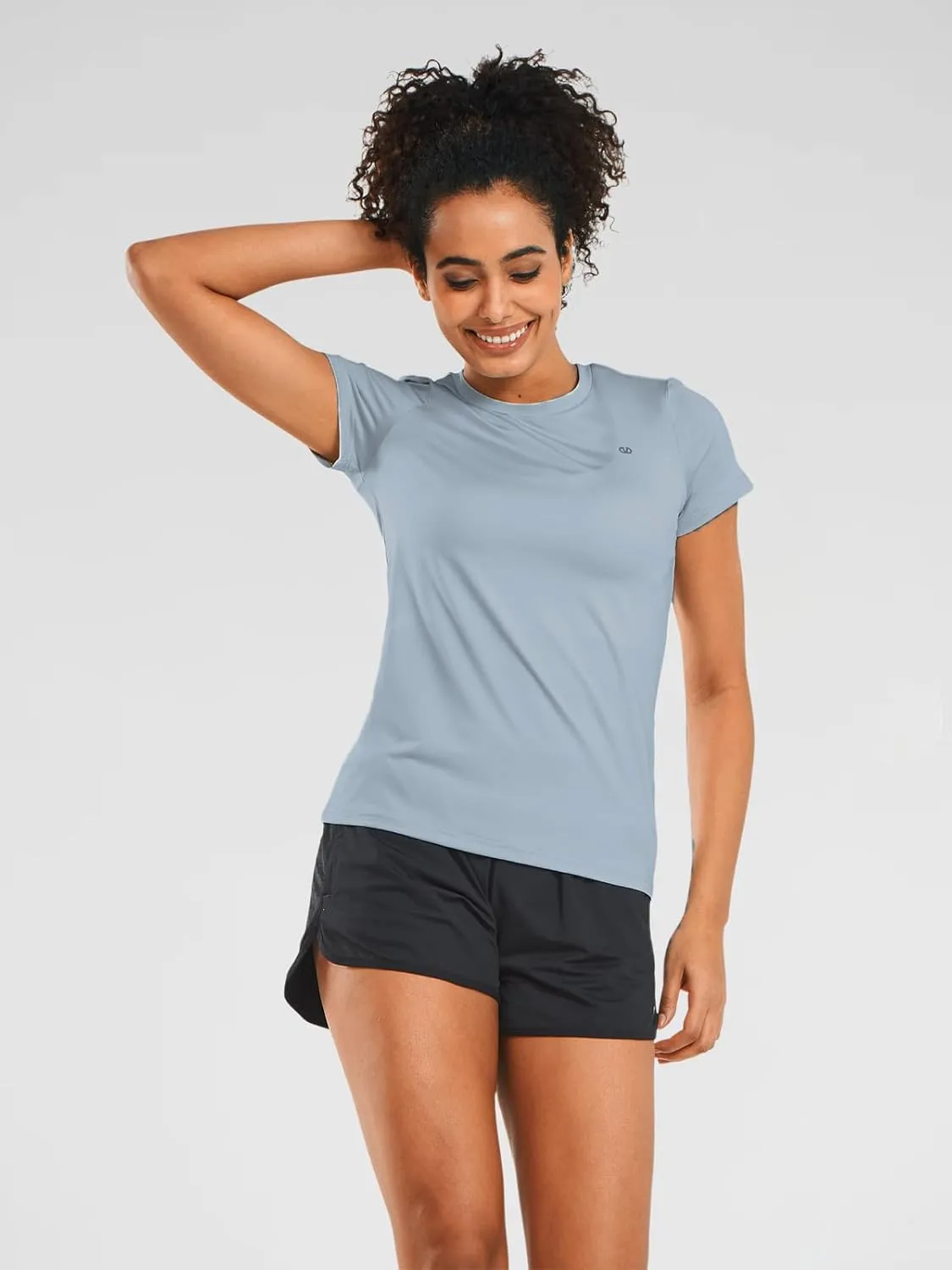 ALLZERO Feel Fit™ Workout Tops for Women Short Sleeve T-Shirts Breathable Athletic Tees for Yoga Running Gym Activewear