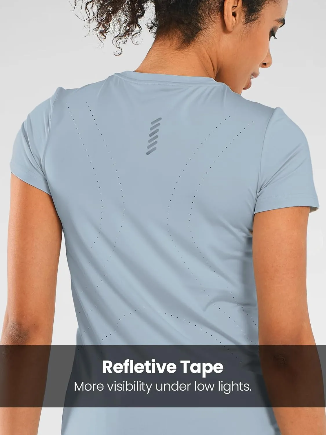ALLZERO Feel Fit™ Workout Tops for Women Short Sleeve T-Shirts Breathable Athletic Tees for Yoga Running Gym Activewear